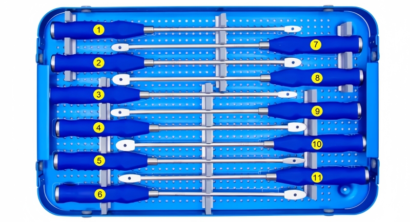 PLIF PEEK Cage & Titanium Lumbar Cage Instrument Set 