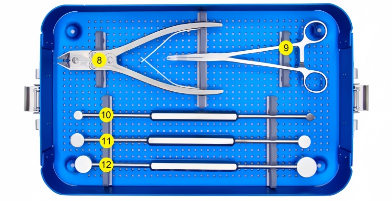 Titanium Mesh Cage Instrument Set