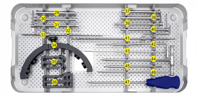 Suprapatellar Approach Tibial Intramedullary Nail Instrument Set